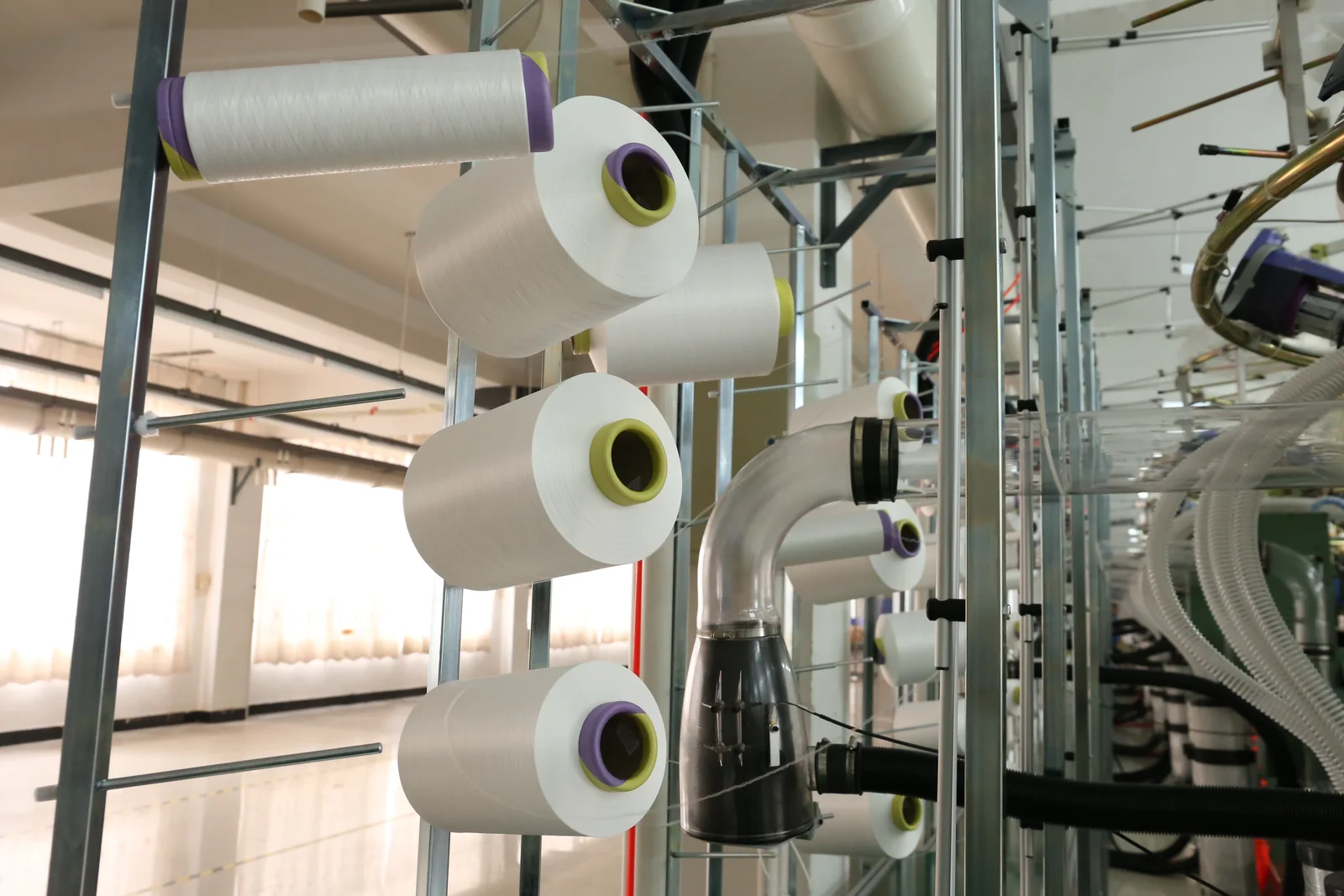 Yarn materials prepared for seamless shapewear production