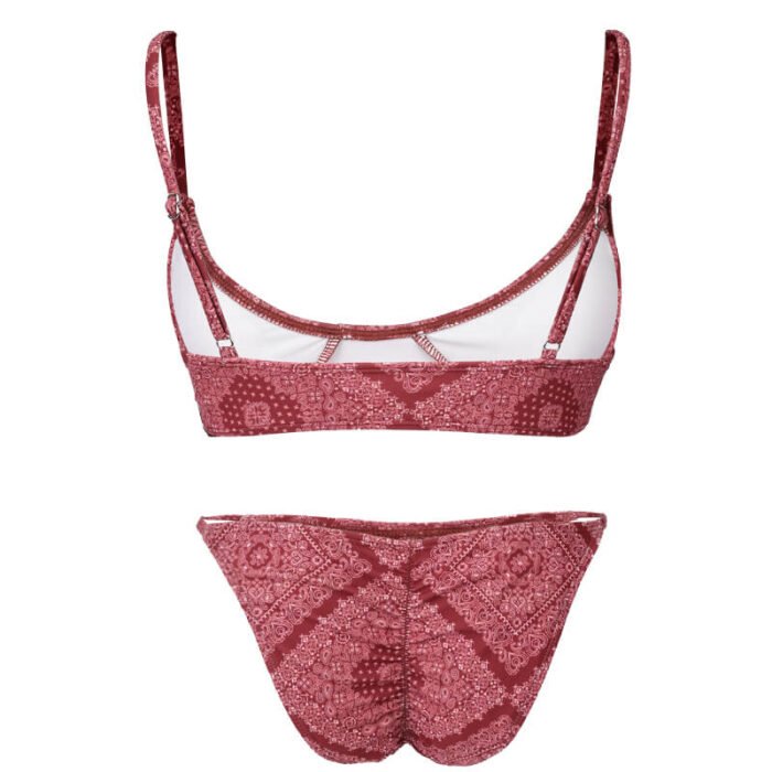 Micro Women Set Custom Girl Swimwear Swimsuit Triangle Printing Swim Wear Sexy Bikini - Image 3