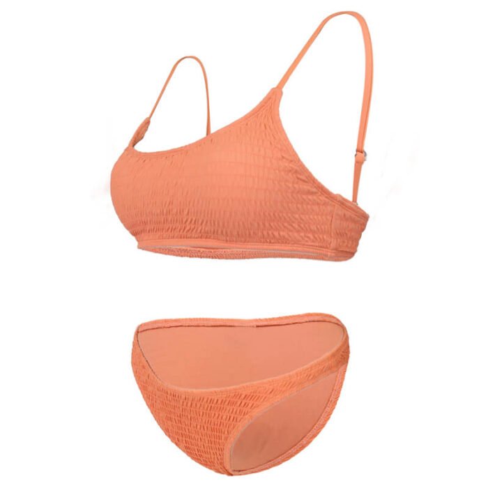 Custom Logo Wholesale Fashion Ribbed Summer Bikinis Women Sexy Swimwear - Image 4