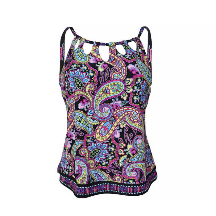 Sexy One Piece Swimsuit Push Up Swimwear Women Ruffle Flora Adjustable Shoulder Swimsuit V-Neck Bathing Suit Swim Wear