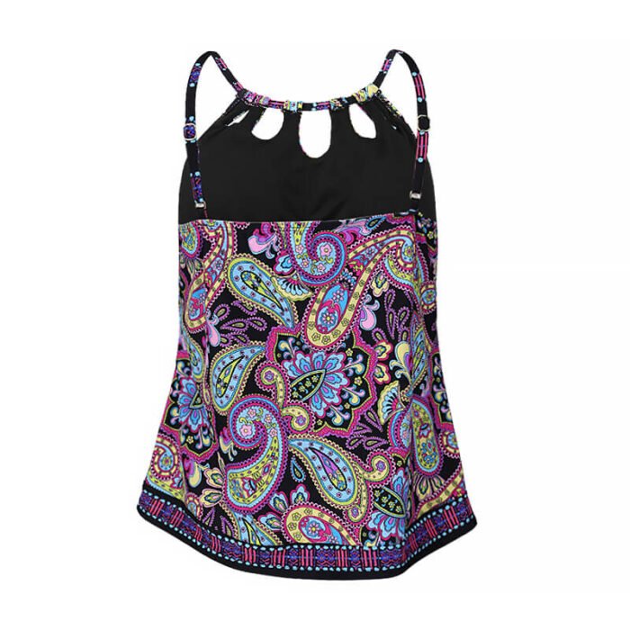 Sexy One Piece Swimsuit Push Up Swimwear Women Ruffle Flora Adjustable Shoulder Swimsuit V-Neck Bathing Suit Swim Wear - Image 4