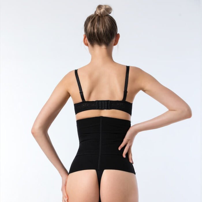 Trendy Premium Compression Waist Slimmer Fitness Memory Steel Bone Nylon Waist Trainer Sweating Belts - Image 5