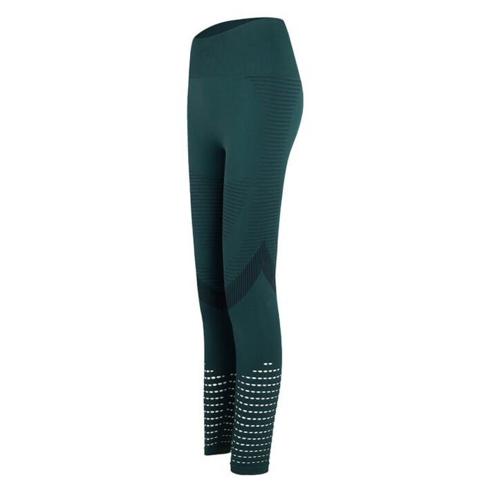 New Trendy Customized Design Mesh Yoga Legging Workout Seamless Leggings Hip Lift Sexy Active Wear Sports Pant - Image 2